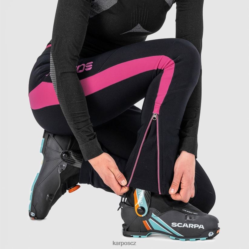 alagna evo w kalhoty ženy Karpos černá/kabaret kalhoty| T6XZZH1463