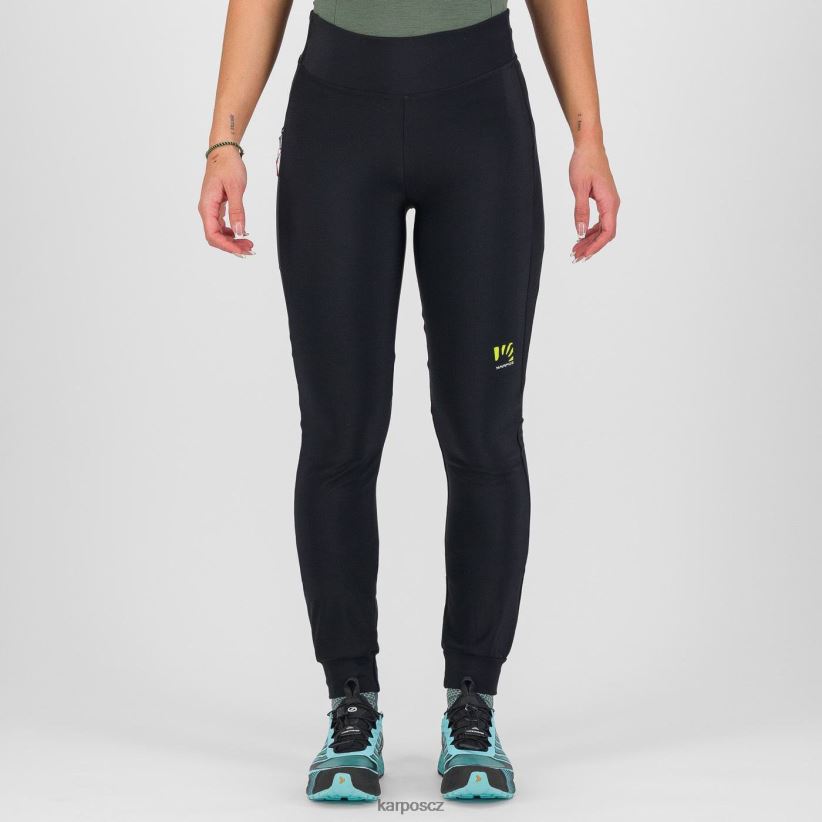 pohodové zimní kalhoty ženy Karpos černá růžová fluo kalhoty| T6XZZH1519