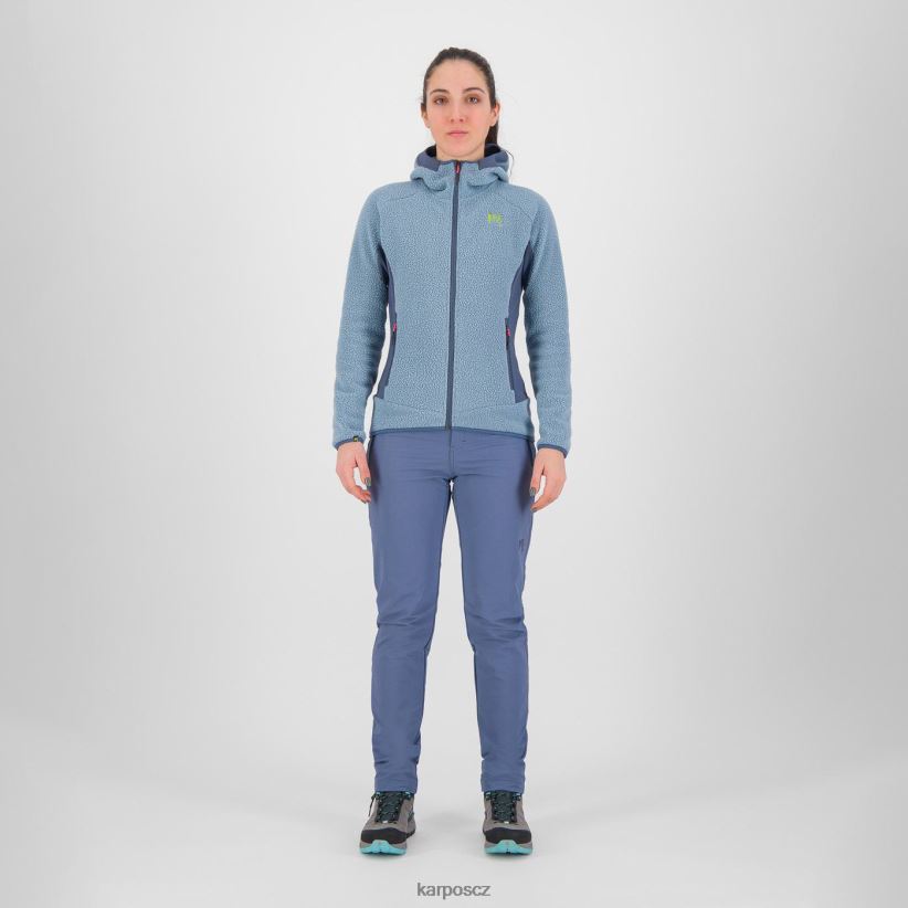 Mikina z 80. let s fleecem ženy Karpos horský pramen / Beringovo moře rouno| T6XZZH1117