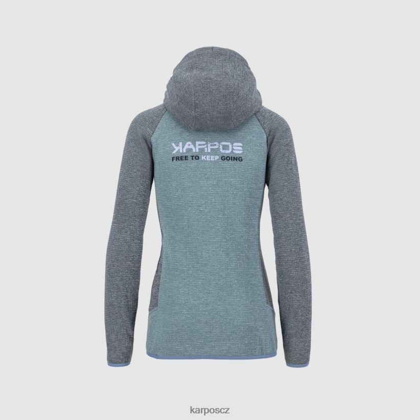 camoscio s kapucí ženy Karpos hydro/indický inkoust rouno| T6XZZH1173