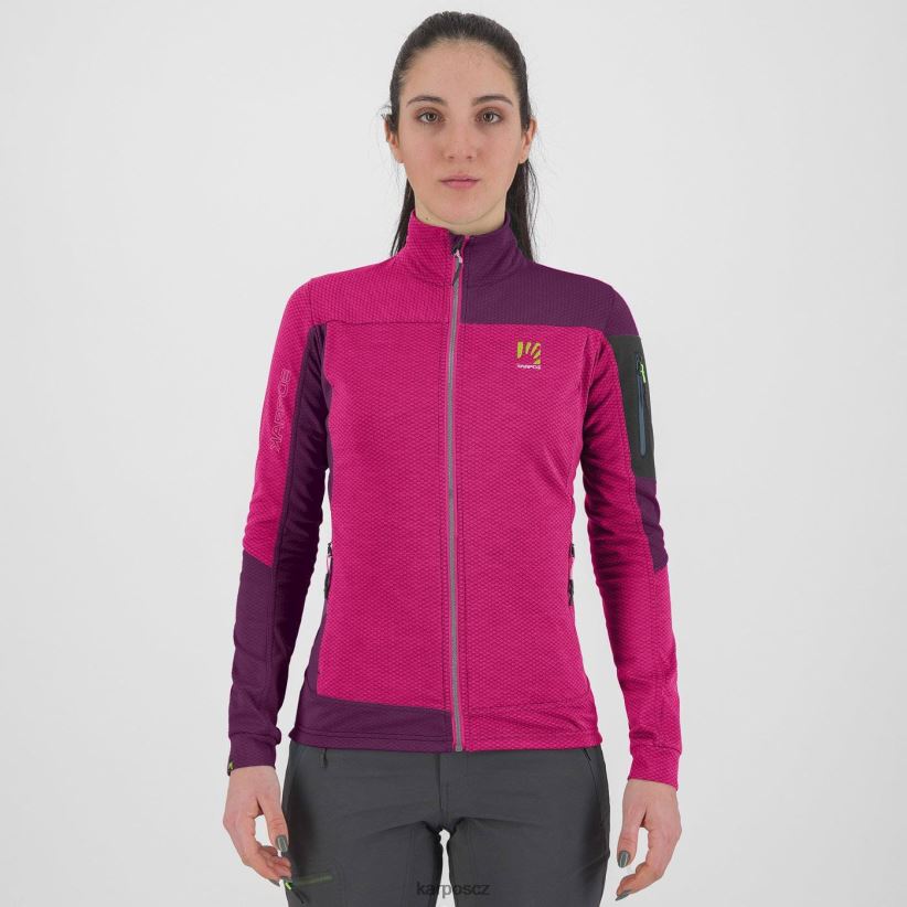 cherz w fleece ženy Karpos růžová/boysenberry rouno| T6XZZH1128