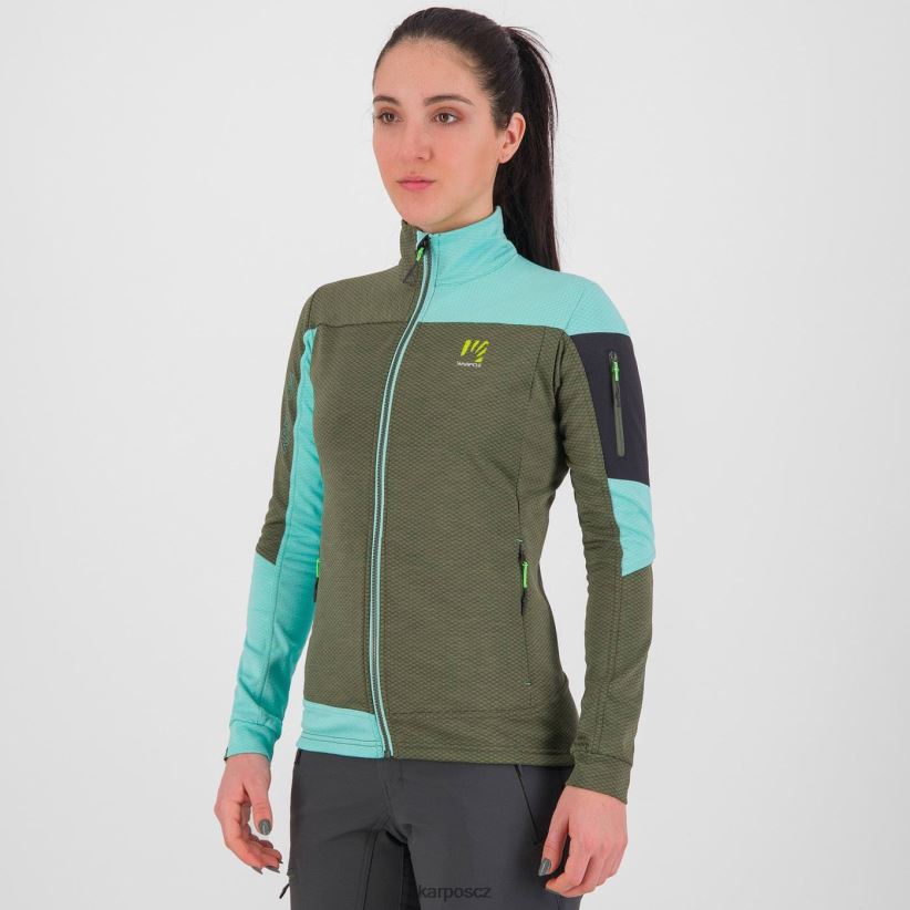 cherz w fleece ženy Karpos tymián/akva obloha rouno| T6XZZH1125