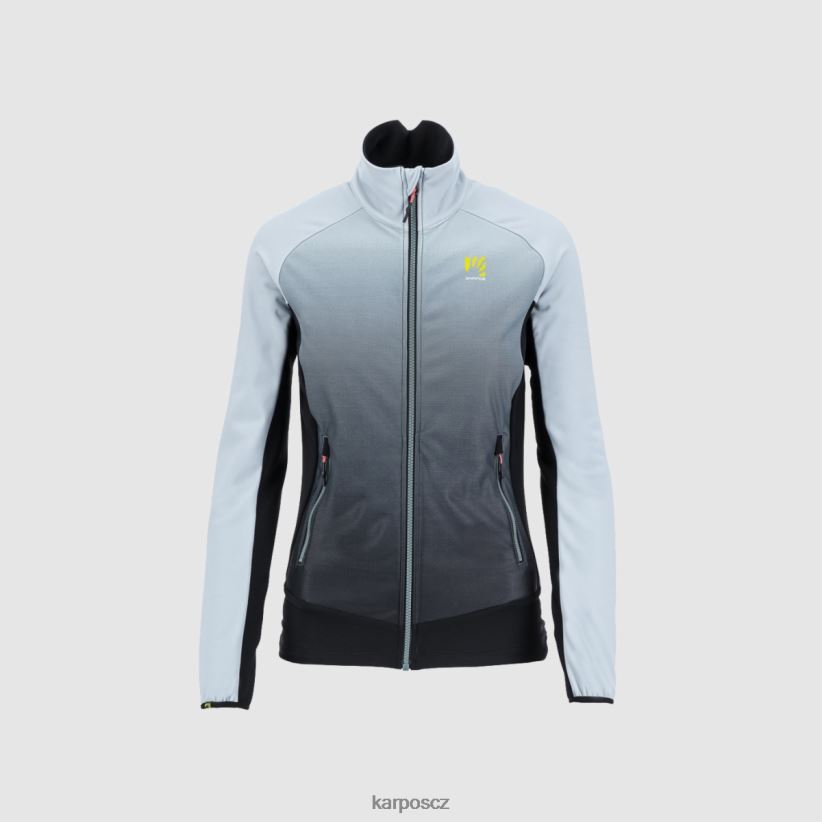 croderes w fleece ženy Karpos černá/prašná modrá rouno| T6XZZH1152