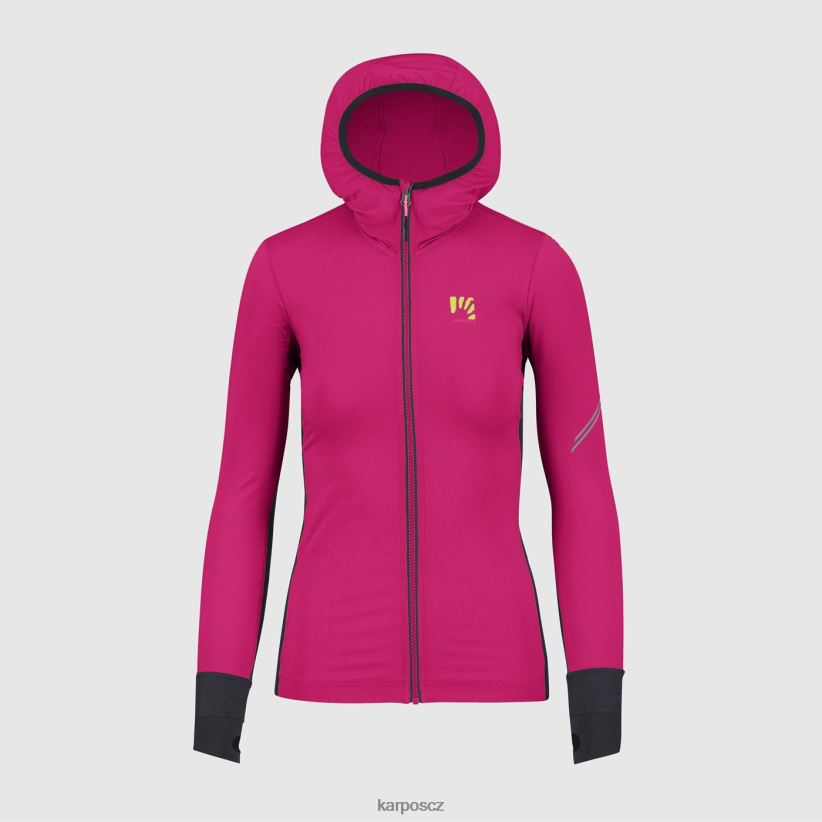 lavaredo evo w fleece ženy Karpos růžová/černá rouno| T6XZZH1139