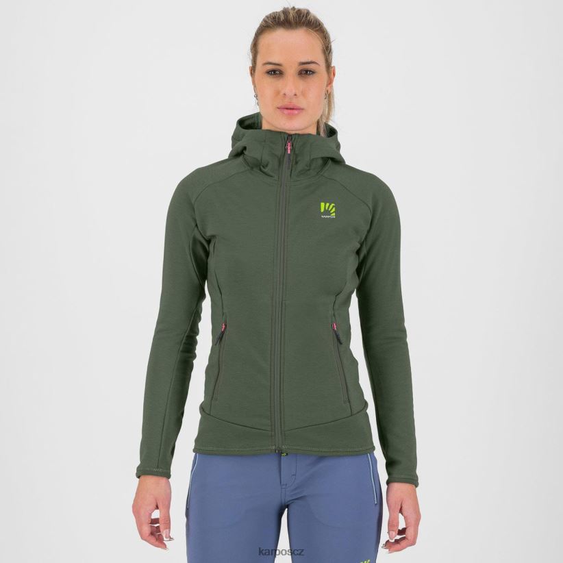 mikina mezzodi s fleecem ženy Karpos tymián rouno| T6XZZH1146