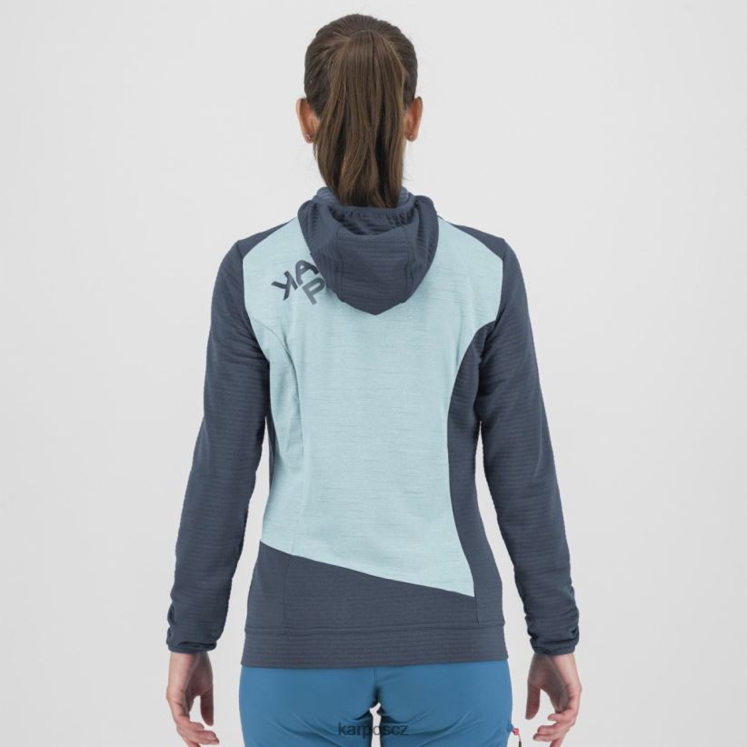 nuvolau w fleece ženy Karpos ročník indigo/akvamarín rouno| T6XZZH1181