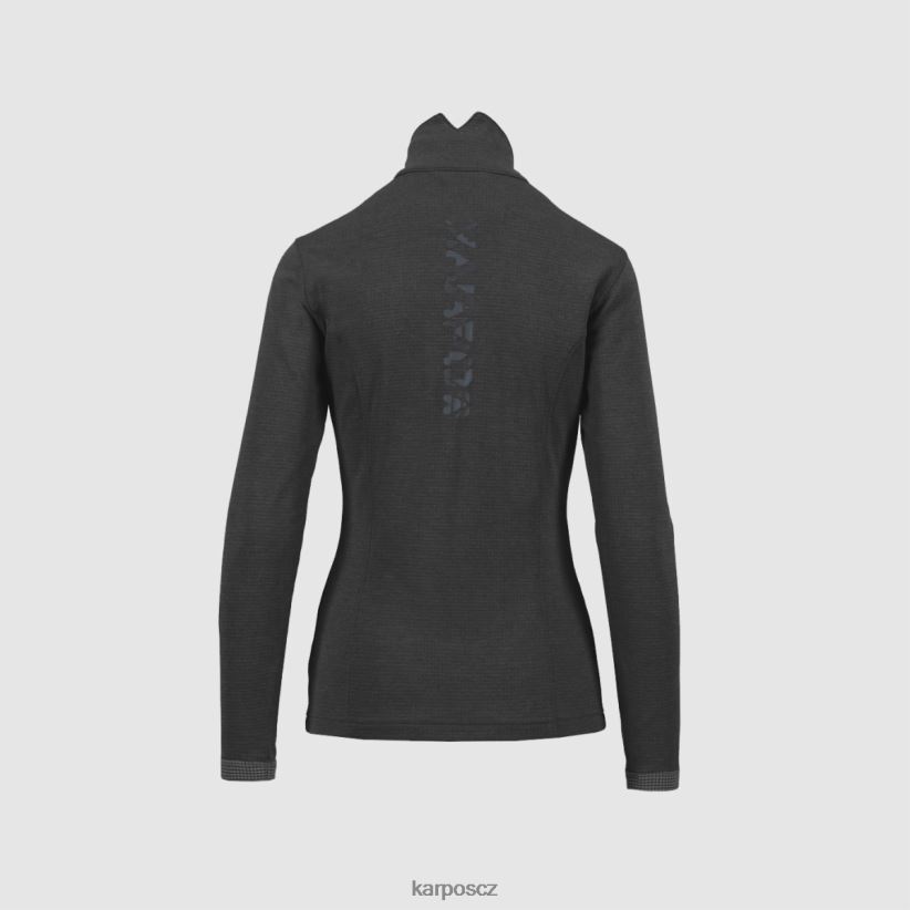 pizzocco s polovičním zipem ženy Karpos indický inkoust rouno| T6XZZH1208