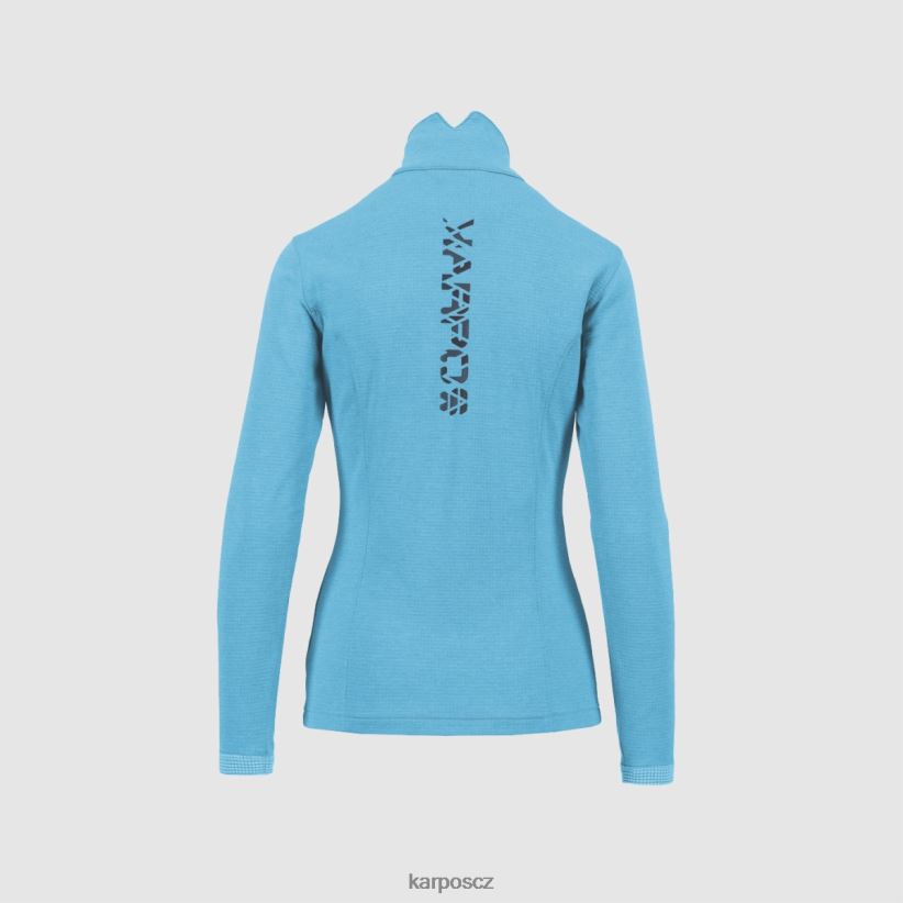 pizzocco s polovičním zipem ženy Karpos modrý atol rouno| T6XZZH1207