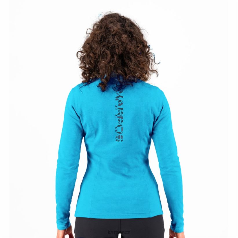 pizzocco s polovičním zipem ženy Karpos modrý atol rouno| T6XZZH1207