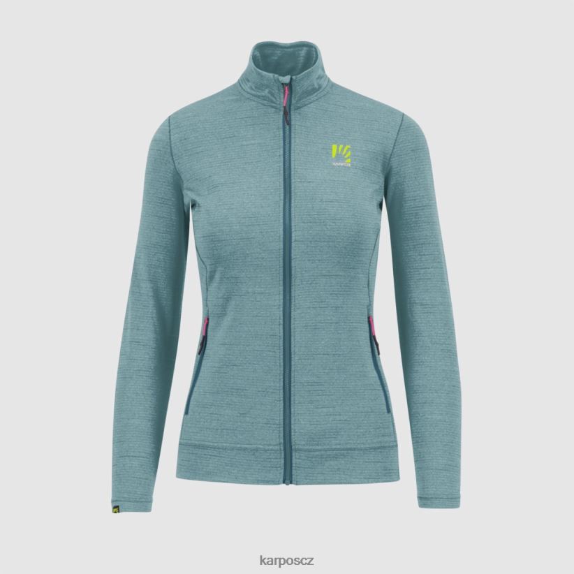 pomedes s tričkem ls ženy Karpos jadranská modř rouno| T6XZZH1191