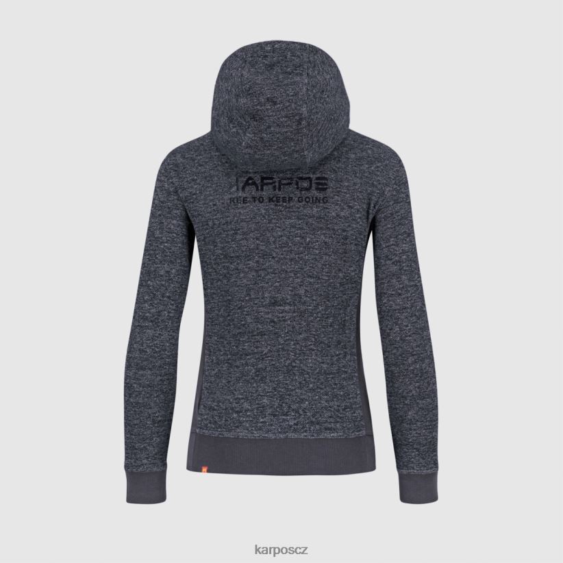 totoga hemp w celorozepínací mikina s kapucí ženy Karpos ombre modrá melanž rouno| T6XZZH1118