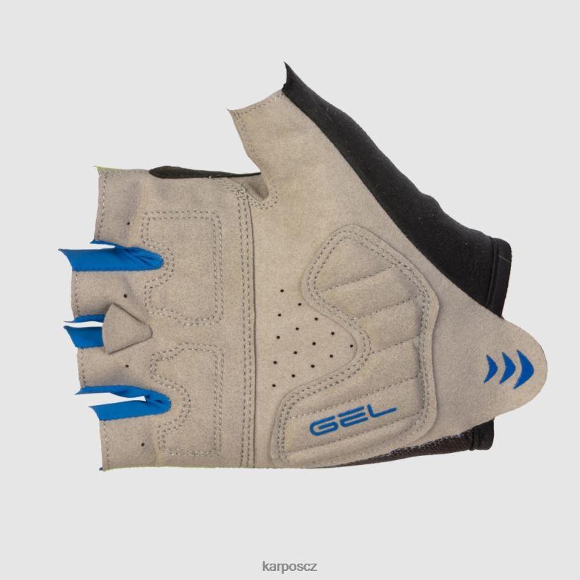 rukavice federia 1/2 prsty ženy Karpos indigová b/černá/zelená fluo rukavice| T6XZZH908