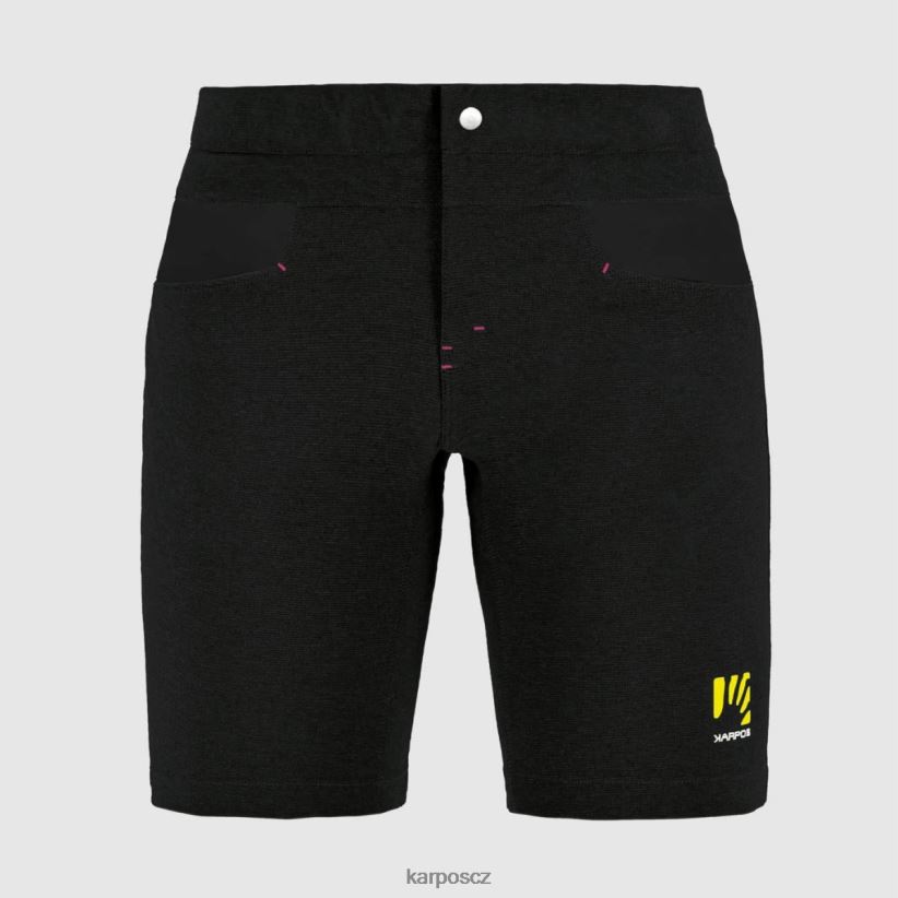 dolada w bermudách ženy Karpos černá/tmavě šedá krátký| T6XZZH1615