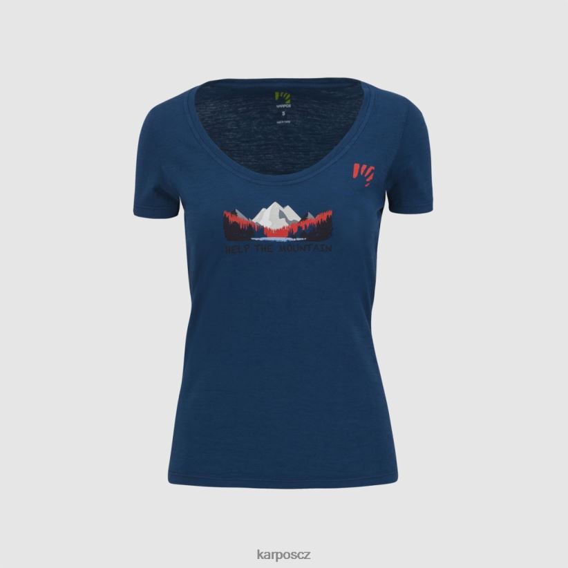 ambretta s tričkem ženy Karpos gibraltarské moře tričko| T6XZZH1319