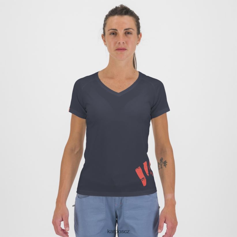 astro alpino w tričku ženy Karpos ombre modrá tričko| T6XZZH1364