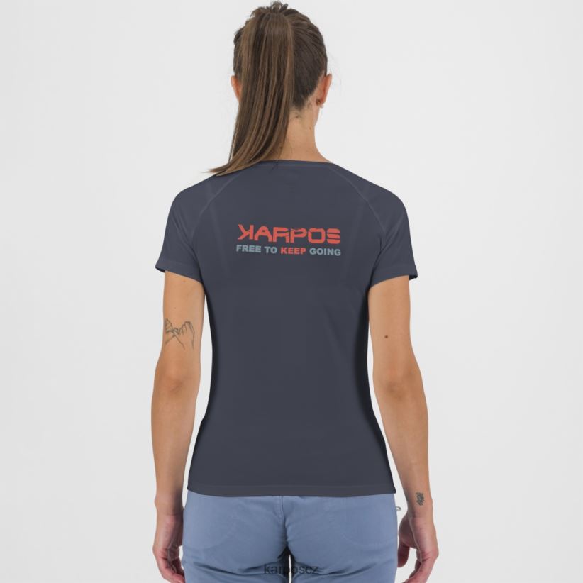 astro alpino w tričku ženy Karpos ombre modrá tričko| T6XZZH1364