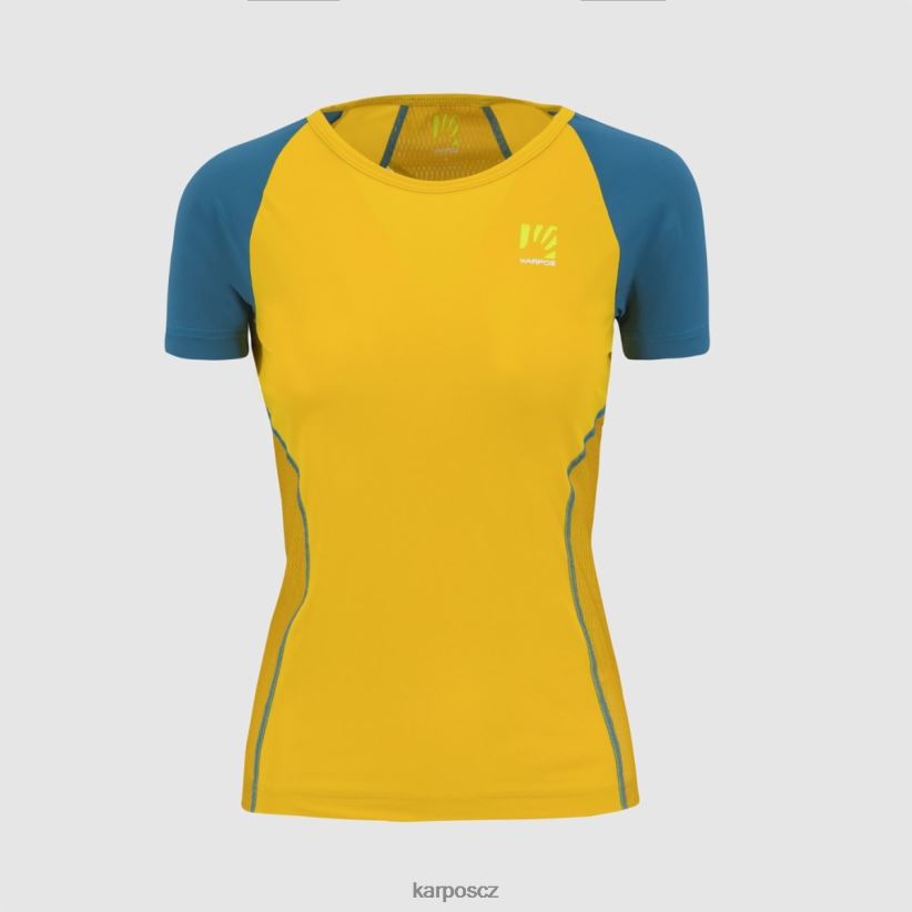 lavaredo evo s dresem ženy Karpos citronové kari/korzár tričko| T6XZZH1257