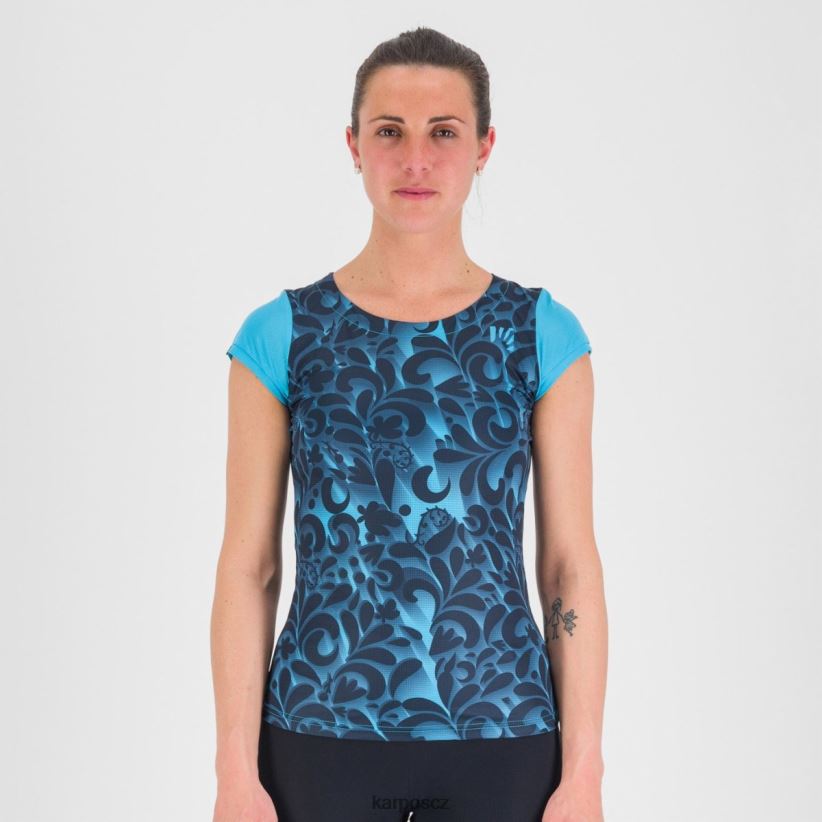 loma potisk s dresem ženy Karpos modrý atol / kapitán nebe tričko| T6XZZH1305