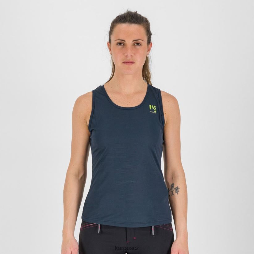 loma w top ženy Karpos nebeský kapitán/bílý/modrý atol tričko| T6XZZH1383