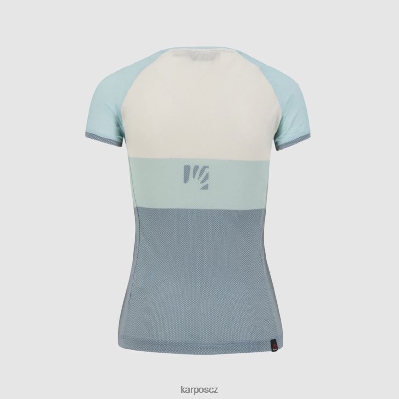 přestěhoval evo w dres ženy Karpos akvamarínové/bílé/jarní jezero tričko| T6XZZH1247