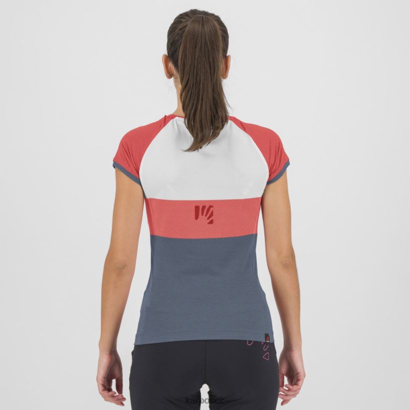 přestěhoval evo w dres ženy Karpos žhavý korál/tanečnice mraků/vintage tričko| T6XZZH1246