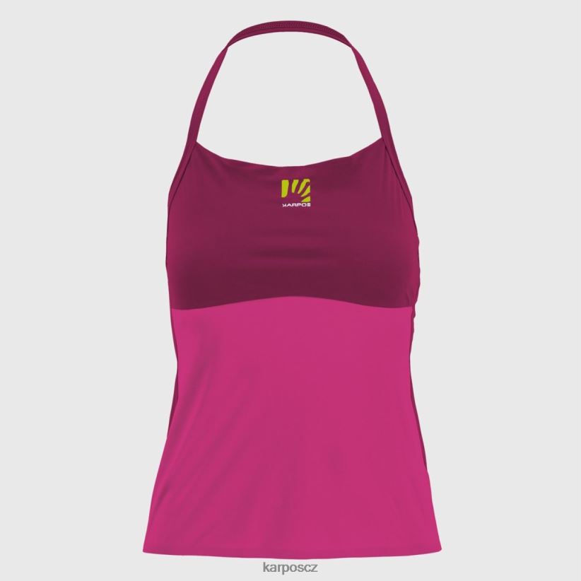 pohodové slunce s top ženy Karpos kabaretní/malinové vyzařování tričko| T6XZZH1338