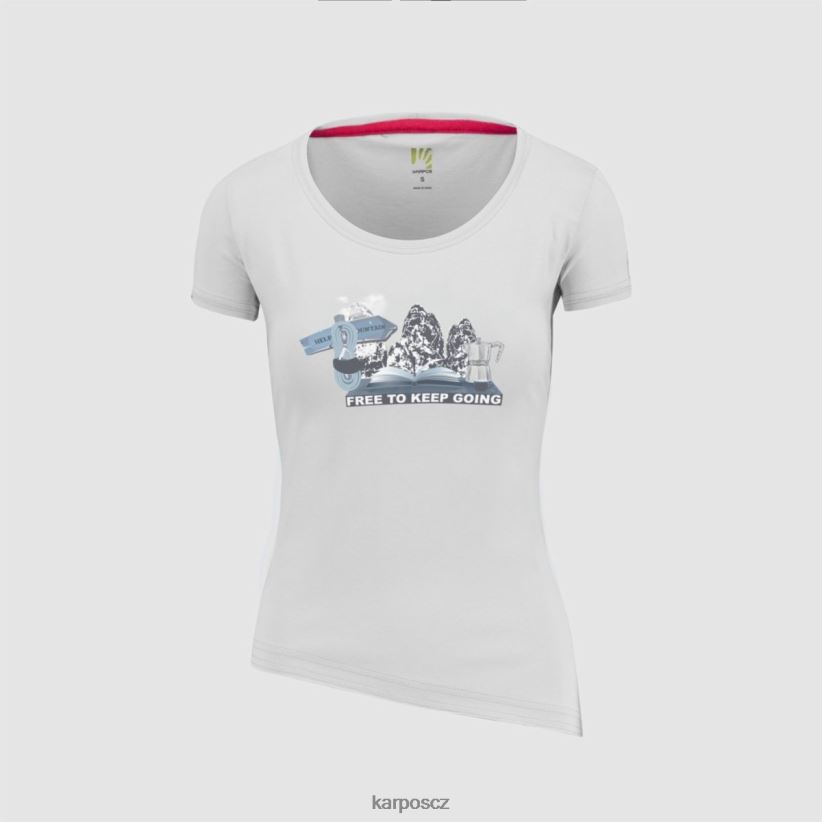 sasanka evo w tričko ženy Karpos bílý tričko| T6XZZH1360