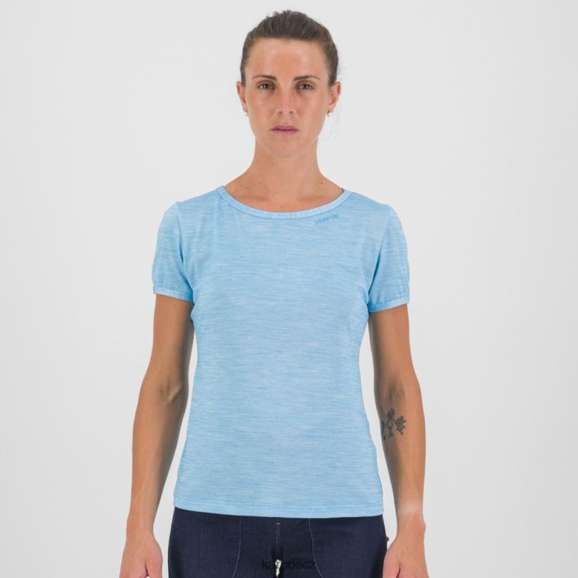 verdana merino s tričkem ženy Karpos modrý atol tričko| T6XZZH1262